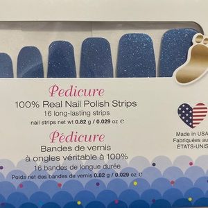Pedicure nail polish strips, “Teenie Weenie “Santorini”